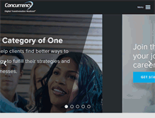 Tablet Screenshot of concurrency.com